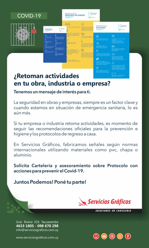 Señalética Recomendacione COVID 19